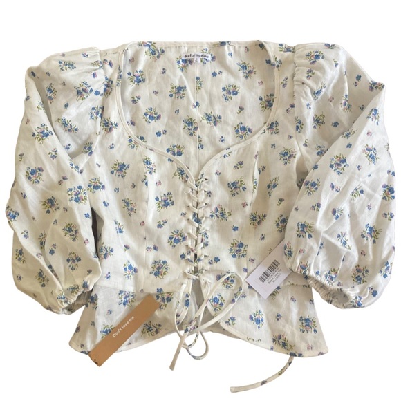 Reformation Linen Top - Picture 3 of 9